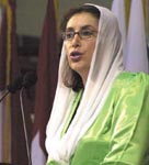 Former Prime Minister Benazir Bhutto