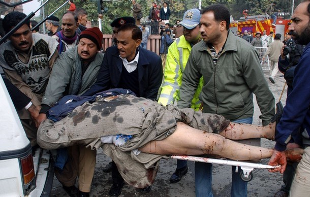 Three Pakistani soldiers killed in a suicide attack