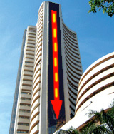 Sensex Ends 800.51 Pts Down At 10,527.85