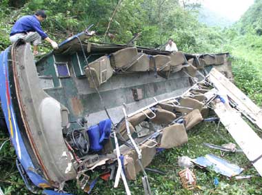 Bus accident in Assam kills 12