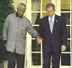 Bush signs bill that officially allows Mandela to visit