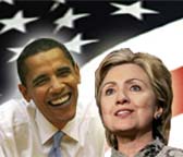 Hillary Clinton, Barack Obama