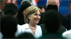 US Secretary of State Hillary Rodham Clinton