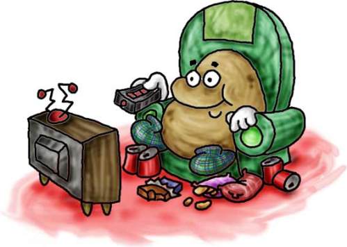 Brits are a nation of burping, nose-picking couch potatoes