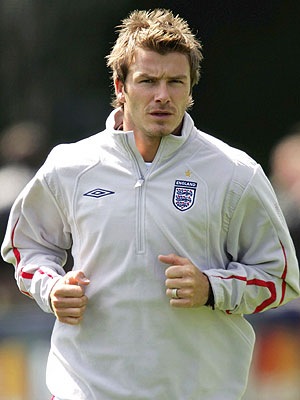 david beckham england captain. England captain David