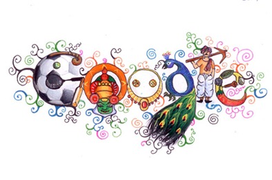 Google displays new children’s day Doodle on its India home page