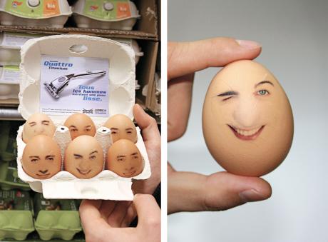 pictures of eggs with faces