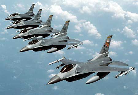 F-16 Fighter jets