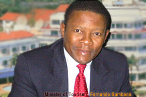 Mozambique's Tourism Minister Fernando Sumbana