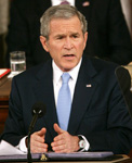 US President George W. Bush