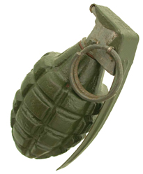 Old grenade disarmed and returned to museum on Alands Islands 