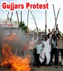 Gujjar protestors 