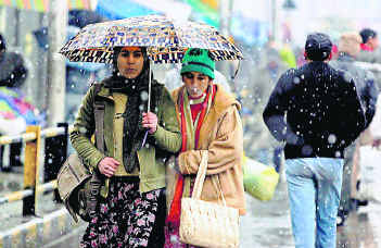 Srinagar Snowfall