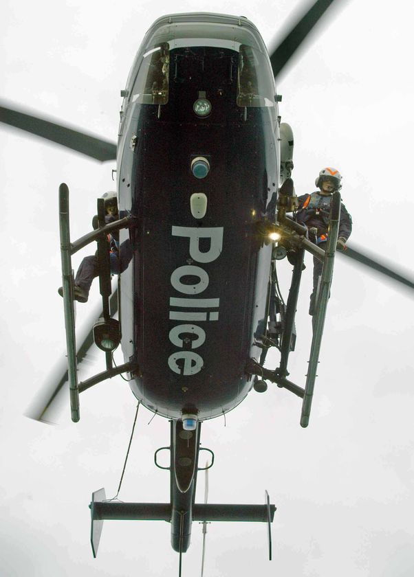 British and American helicopters