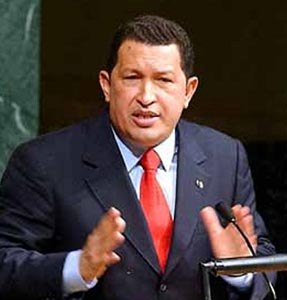 Venezuela's President Hugo Chavez