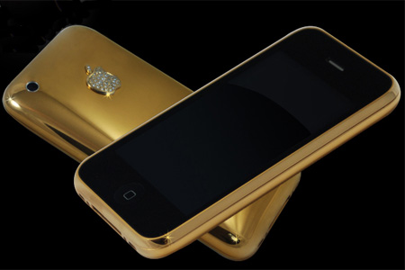 Stuart Hughes offers valuable beauty in form of 22 carat solid gold iPhone 3G