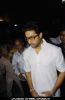 Abhishek Bachchan at Dev Anand's prayer meet at Mehboob studio