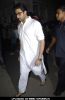 Abhishek Bachchan at Dev Anand's prayer meet at Mehboob studio