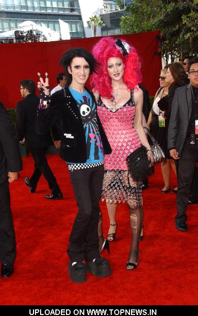 Amazing Race Winners at 61st Annual Primetime Emmy Awards - Arrivals