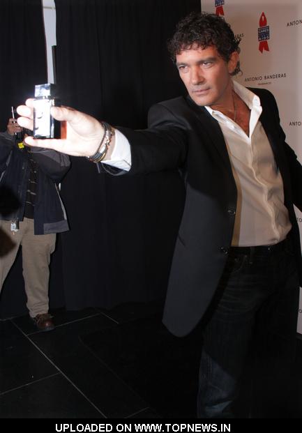 Antonio Banderas Launches His New Fragrance "The Secret"and Photo Exhibit at Instituto Cervantes in New York City on May12, 2010