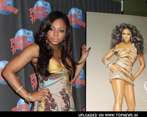 Ashanti Attends Handprint Ceremony at Planet Hollywood in Times Square Ashanti Attends Handprint Ceremony at Planet Hollywood in Times Square