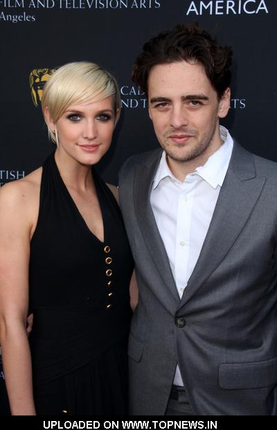 Ashlee Simpson and Vincent Piazza at 9th Annual BAFTA Los Angeles Tea Party