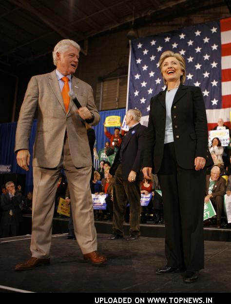 bill clinton and hillary clinton. Bill Clinton at Hillary