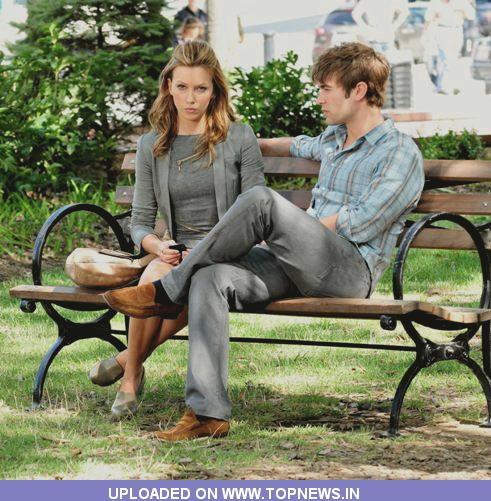 Chase Crawford on the set of "Gossip Girl" in Manhattan Chase Crawford on the set of "Gossip Girl" in Manhattan