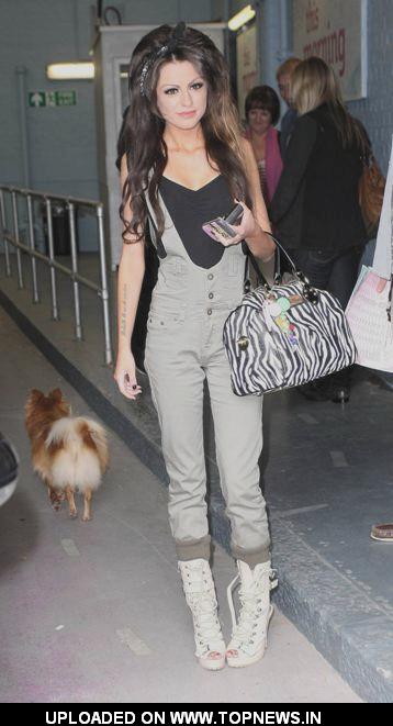 Cher Lloyd outside the ITV studios