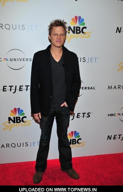 Christopher Egan at 2008 NFL Super Bowl XLIII NBC Universal 