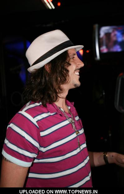 Cisco Adler at Celebrities Departing Mel's Diner in West Hollywood on July 7, 2009