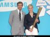 David Beckham and Zara Phillips at Everyone's Olympic Games With Samsung - Launch
