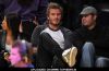 David Beckham Attends the NBA Game Between the Memphis Grizzlies and the Los Angeles Lakers at the Staples Center