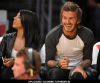 David Beckham Attends the NBA Game Between the Memphis Grizzlies and the Los Angeles Lakers at the Staples Center