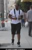DeAndre Jordan walking through Beverly Hills