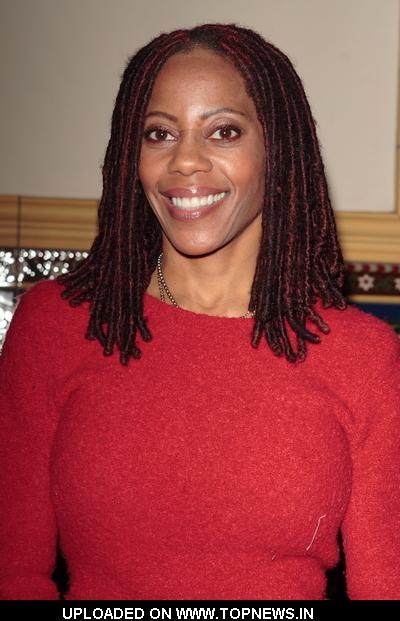 Debra Wilson at VDay Santa Monica Celebrity Reading After Party Arrivals