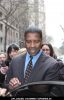 Denzel Washington at "Live! with Regis and Kelly" - January 13, 2010 - Departures