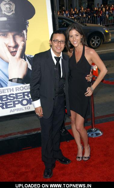 Efrem Ramirez with guest at "Observe And Report" Los Angeles Premiere - Arrivals
