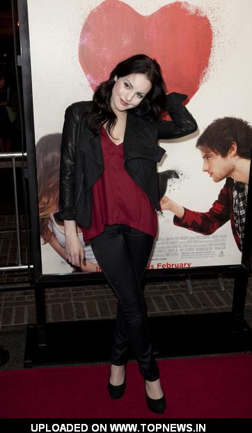 Elizabeth Gillies at Waiting For Forever Los Angeles Premiere Arrivals