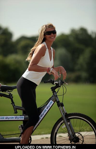 Elle Macpherson at Victoria Pendleton and Gethin Jones Launch Sky's Summer of Free Skyride Cycling Events at Regents Park Elle Macpherson at Victoria Pendleton and Gethin Jones Launch Sky's Summer of Free Skyride Cycling Events at Regents Park