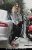 Elle Macpherson takes her children to school