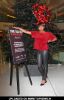 Estelle Switches on the Kenneth Cole Christmas Tree Lights in Support of World AIDS Day at House of Fraser, Westfield in London