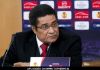 Eusebio at 2010 Soccer - Pre-Game Press Conference at Estadio da Luz in Lisbon