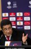 Eusebio at 2010 Soccer - Pre-Game Press Conference at Estadio da Luz in Lisbon