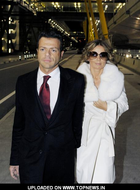 Fabrizio Politi at Geri Halliwell Arrives at the Madrid Airport on January Fabrizio Politi at Geri Halliwell Arrives at the Madrid Airport on January