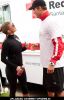 Fergie and Josh Duhamel  at  The American Red Cross Youth Run Hosted By Josh Duhamel - Arrivals