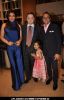 Raveena Tandon, Gautam Singhania with daughter and Rahul Bose at Raymonds new store at Warden Road