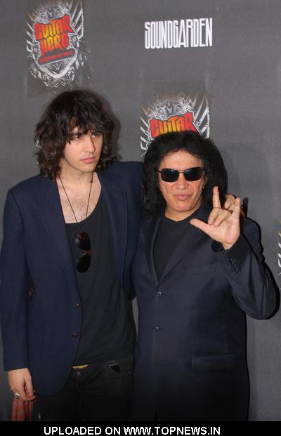 gene simmons guitar hero. Gene Simmons at quot;Guitar Hero: Warriors of Rockquot; Launch - Arrivals