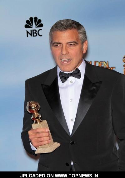 George Clooney at 69th Annual Golden Globe Awards - Press Room George Clooney at 69th Annual Golden Globe Awards - Press Room