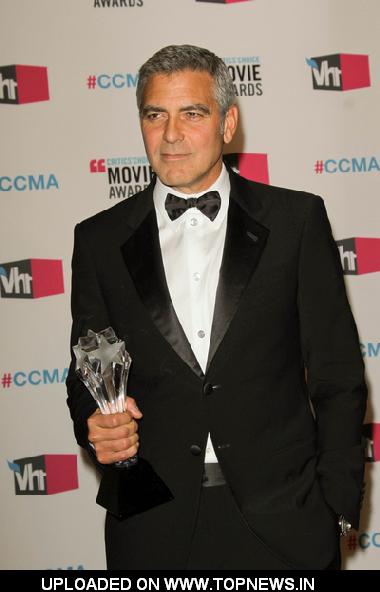 George Clooney at 17th Annual Critics Choice Movie Awards - Press Room George Clooney at 17th Annual Critics Choice Movie Awards - Press Room